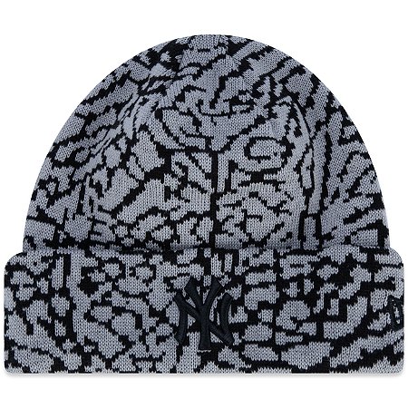 Gorro New Era New York Yankees MLB Cinza Escuro FullPrint