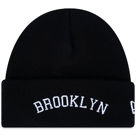 Gorro New Era NBA Brooklyn Nets Core Preto Bordado