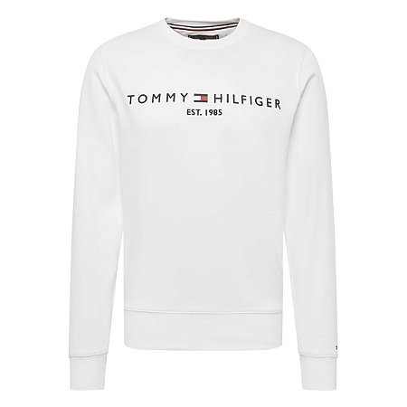 Moletom Tommy Hilfiger Logo Sweatshirt Branco