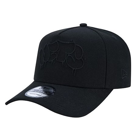 Boné New Era 940 A-Frame Brooklyn Nets Hiphop Preto