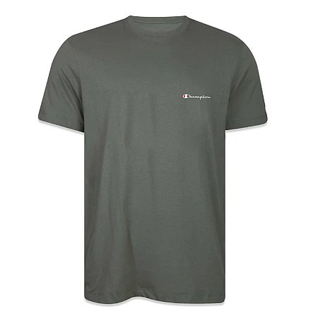 Camiseta Manga Curta Champion Malhão Mc Mini Logo Verde
