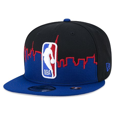 Boné New Era 950 Nba Logoman Tip-Off Aba Reta Preto