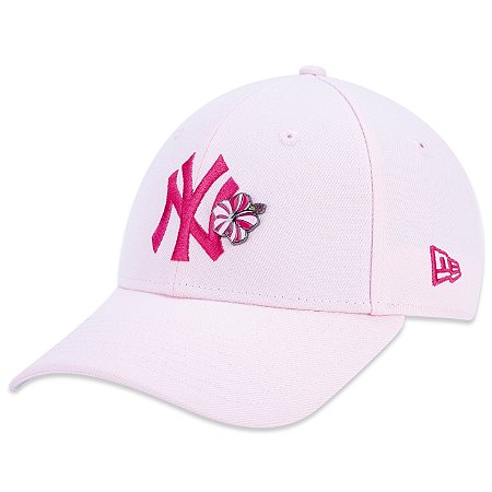 Boné New Era 940 New York Yankees Feminino Rosa