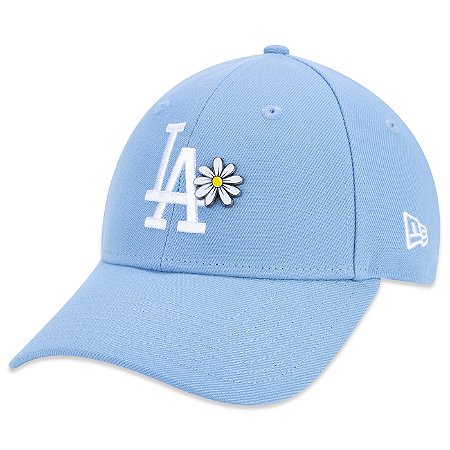 Boné New Era 940 Los Angeles Dodgers Feminino Azul Claro