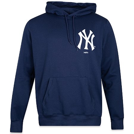 Moletom Canguru New Era New York Yankees Core Azul Marinho