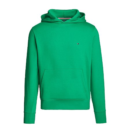 Moletom Canguru Tommy Hilfiger Flag Logo Hoody Verde