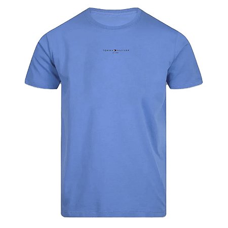 Camiseta Tommy Hilfiger Logo Tipped Tee Azul