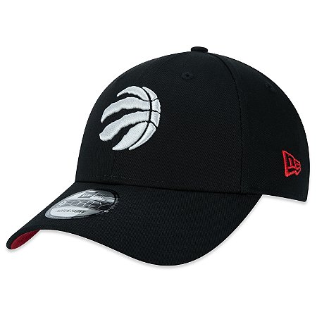 Boné New Era 940 Toronto Raptors Aba Curva Preto