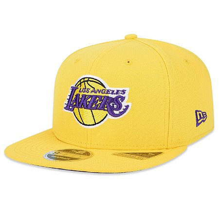 Boné New Era 950 Los Angeles Lakers Core Amarelo