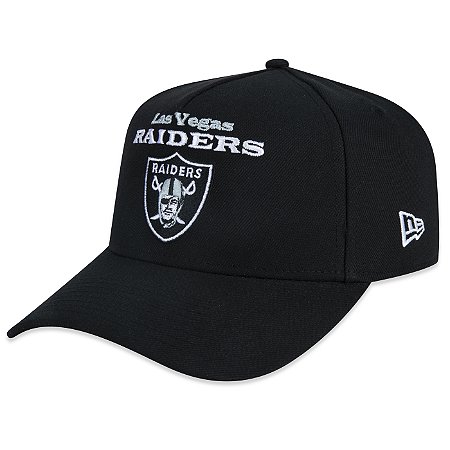 Boné New Era 940 A-Frame Las Vegas Raiders Sport Preto