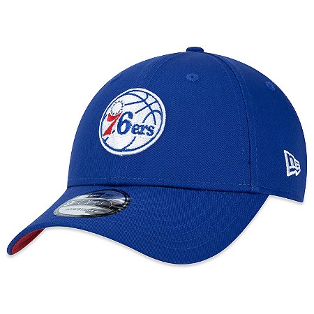 Boné New Era 940 Philadelphia 76ers Aba Curva Azul