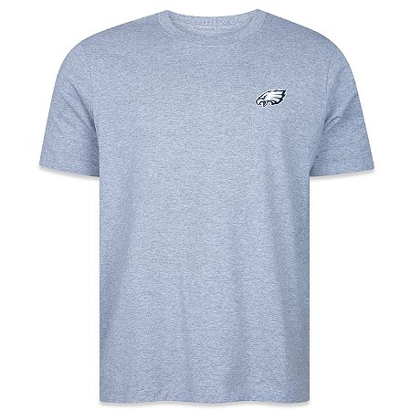 Camiseta New Era Philadelphia Eagles Mini Logo Cinza