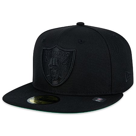 Boné New Era 5950 Las Vegas Raiders Core Preto