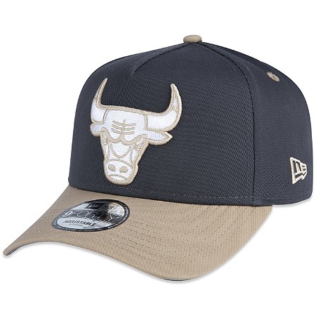 Boné New Era 940 A-Frame Chicago Bulls Dual Color Aba Curva