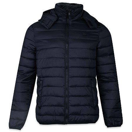 Jaqueta Puffer New Era Leve Flag Preto