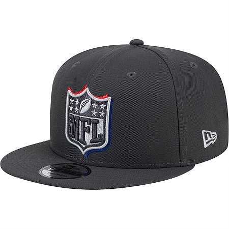Boné New Era 950 NFL Shield Draft Cinza Escuro