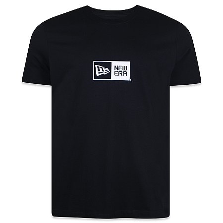 Camiseta New Era Logo Box Preto