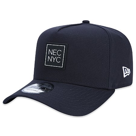 Boné New Era 940 A-Frame Nyc Aba Curva Azul Marinho