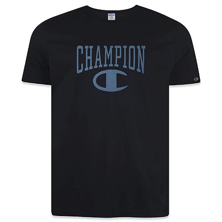Camiseta Manga Curta Champion College Circ 30 Preto