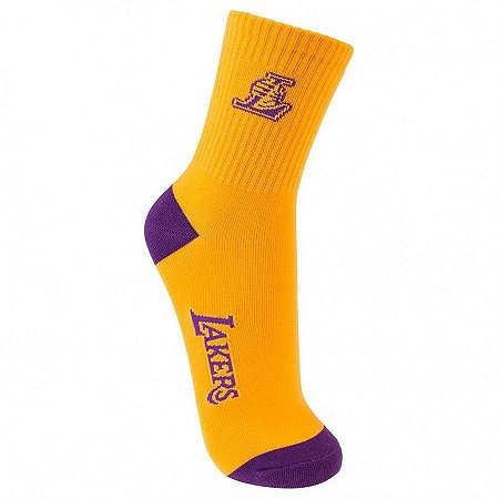 Meia NBA Los Angeles Lakers Cano Médio