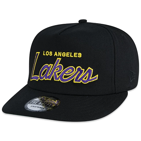 Boné The Golfer New Era Los Angeles Lakers Outline Preto