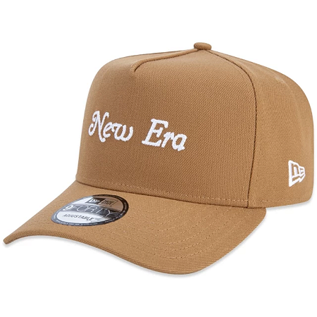 Boné New Era 940 A-Frame Branded All Classic Caqui