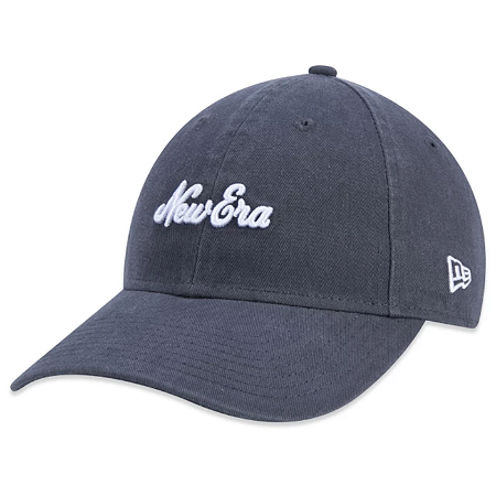 Boné Feminino New Era 920 Classic Cinza Escuro Aba Curva