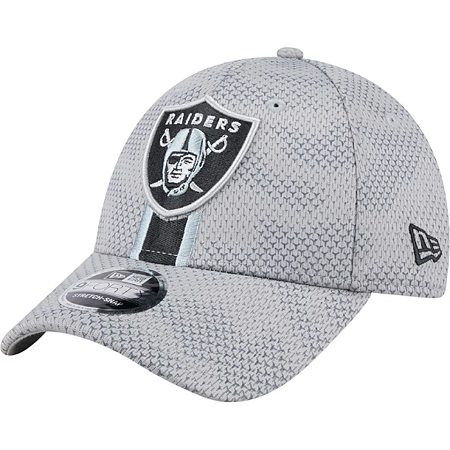 Boné New Era 940 Las Vegas Raiders NFL Sideline Cinza