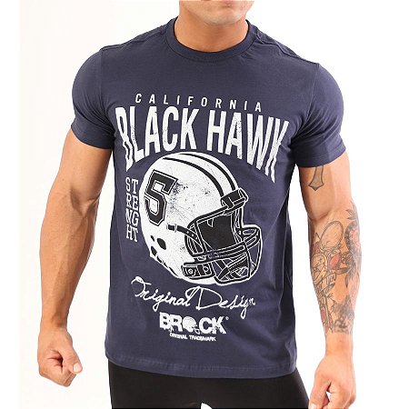 Camiseta Brock Capacete Hawk Futebol Americano