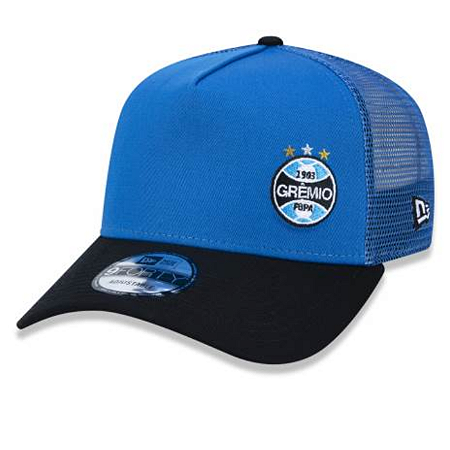 Boné New Era 940 A-Frame Trucker Grêmio Azul