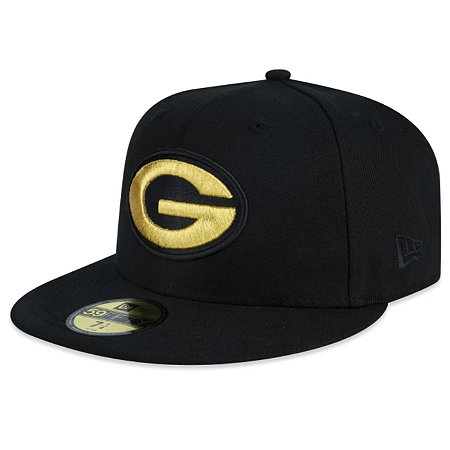 Boné New Era 5950 Green Bay Packers Core Preto