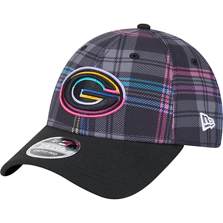 Boné New Era 940 Green Bay Packers Crucial Catch Preto