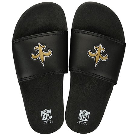 Chinelo New Orleans Saints Slip On Colors - NFL