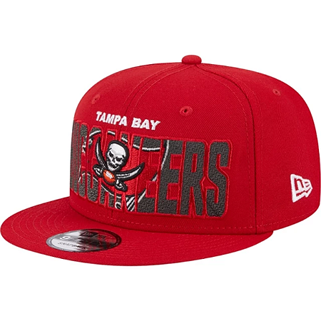 Boné New Era 950 Tampa Bay Buccaneers NFL Draft Vermelho