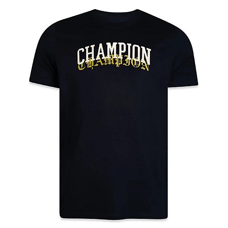 Camiseta Champion Manga Curta Malhão Old English Silk