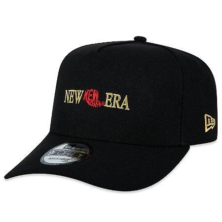 Boné New Era 940 A-Frame Snapback NFL Logo Core Preto
