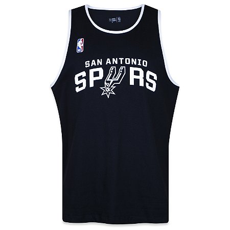 Regata New Era All Core NBA San Antonio Spurs Preto