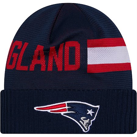 Gorro New Era New England Patriots NFL Sideline 2024 Azul
