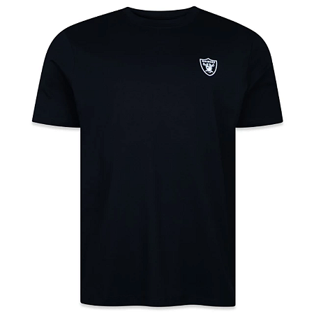 Camiseta New Era Las Vegas Raiders Mini Logo Preto