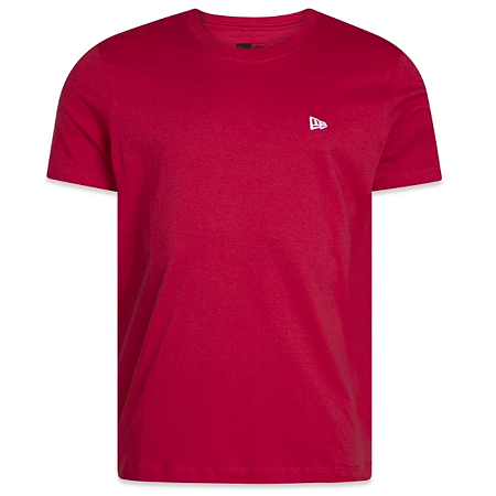 Camiseta New Era Logo Flag Bordado Vermelho