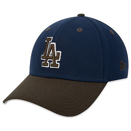 Boné New Era 3930 Los Angeles Dodgers MLB Core Marinho