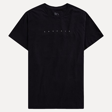 Camiseta Reserva Estampada Jeans Gold Masculina Preta