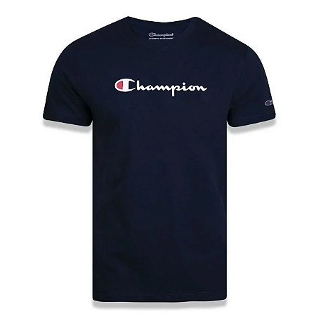 Camiseta Manga Curta Champion Malhão Mc Logo Marinho