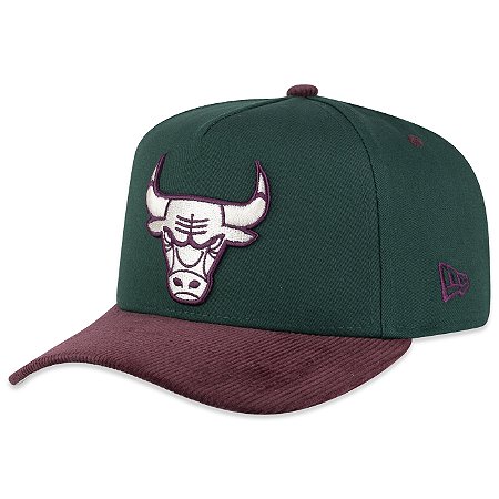 Boné New Era 940 A-Frame Chicago Bulls NBA Core Camurça