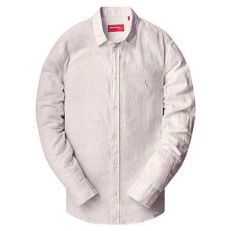 Camisa Reserva de Linho PIENZA Manga Longa Natural