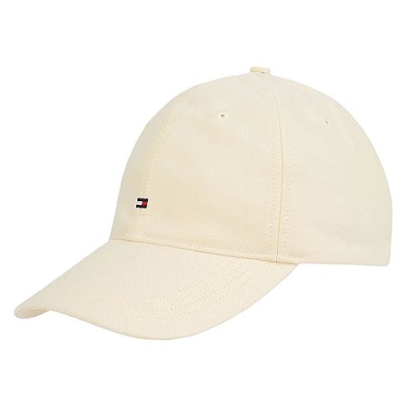 Boné Tommy Hilfiger Flag Oxford 6 Panel Amarelo Claro