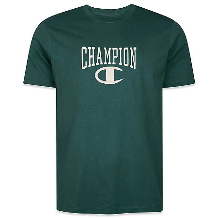 Camiseta Manga Curta Champion College Circ 30 Lakeside Verde
