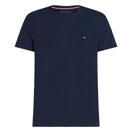Camiseta Tommy Hilfiger Stretch Slim Fit Masculina Azul