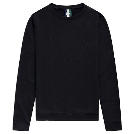 Moletom Suéter Reserva Basico New Masculino Preto