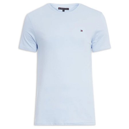 Camiseta Tommy Hilfiger Wcc Essential Cotton Tee Azul Claro